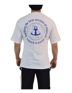 Playera John Leopard building your best version cuello redondo para hombre