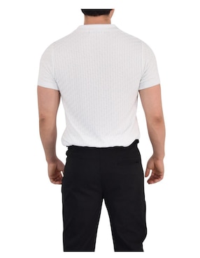 Playera tipo polo John Leopard Connery para hombre
