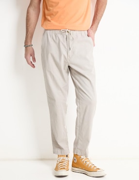 Pantalón Straight American Eagle De Lino Para Hombre