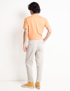 Pantalón recto American Eagle de lino para hombre