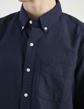 Camisa casual American Eagle de algodón manga larga para hombre