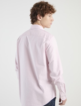 Camisa casual American Eagle de algodón manga larga para hombre