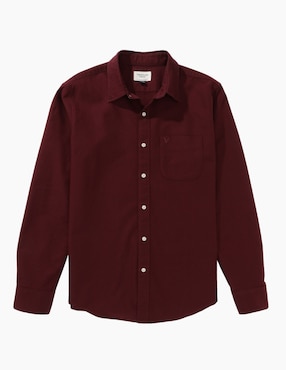 Camisa casual American Eagle de algodón manga larga para hombre