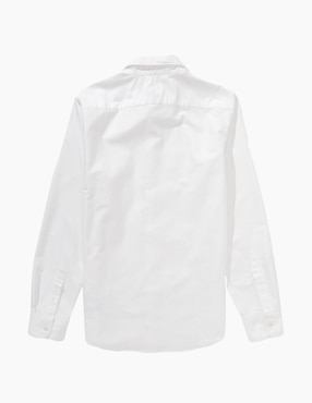 Camisa casual American Eagle de algodón manga larga para hombre