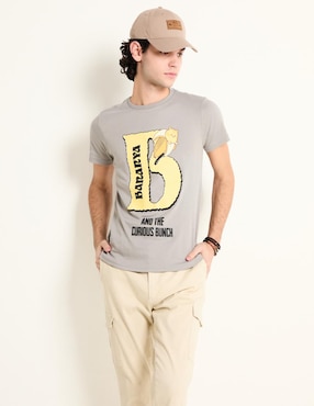 Playera Bananya Cuello Redondo Para Hombre