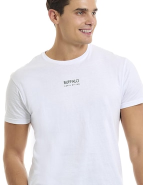 Playera Buffalo Jeans David Bitton cuello redondo para hombre