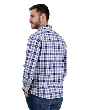 Camisa casual Supply manga larga para hombre