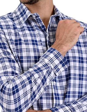 Camisa casual Supply manga larga para hombre