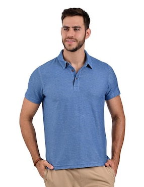 Playera Tipo Polo Supply Para Hombre