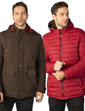 Chamarra acolchada Greenlander reversible para hombre