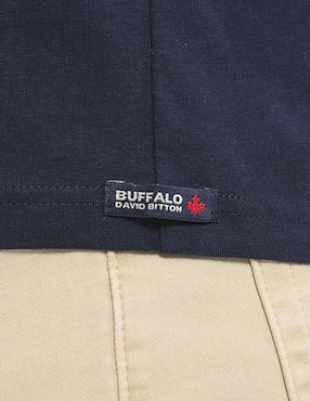 Playera Buffalo Jeans David Bitton cuello redondo para hombre