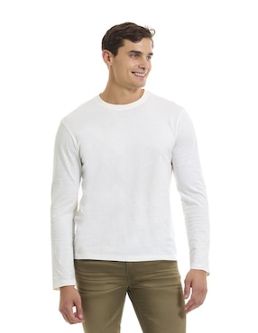 Playera Buffalo Jeans David Bitton cuello redondo para hombre
