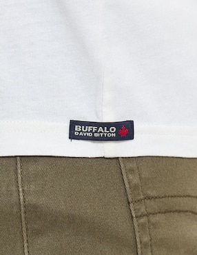 Playera Buffalo Jeans David Bitton cuello redondo para hombre