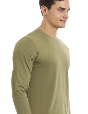 Playera Buffalo Jeans David Bitton cuello redondo para hombre