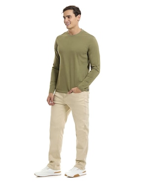Playera Buffalo Jeans David Bitton cuello redondo para hombre