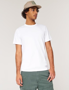 Playera Hollister cuello redondo para hombre