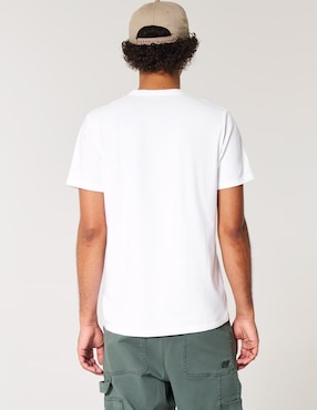 Playera Hollister cuello redondo para hombre