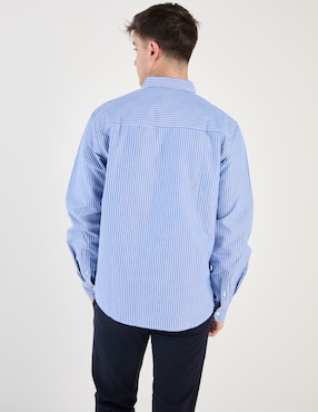 Camisa casual That's It de algodón manga larga para hombre