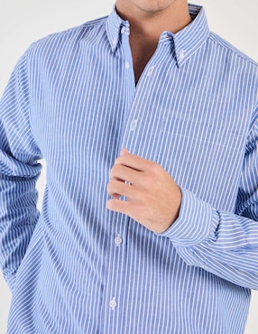 Camisa casual That's It de algodón manga larga para hombre