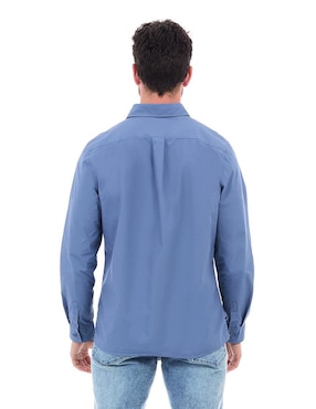 Camisa casual Buffalo Jeans David Bitton de algodón manga larga para hombre