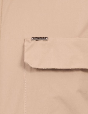 Camisa casual Buffalo Jeans David Bitton de algodón manga larga para hombre
