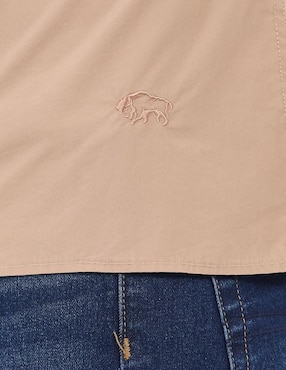 Camisa casual Buffalo Jeans David Bitton de algodón manga larga para hombre