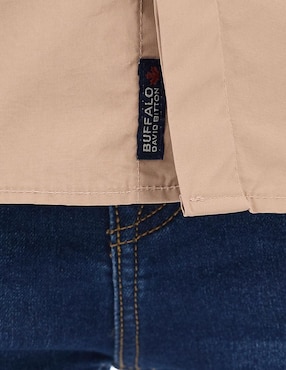 Camisa casual Buffalo Jeans David Bitton de algodón manga larga para hombre