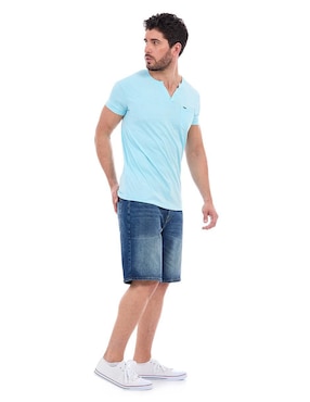 Playera Buffalo Jeans David Bitton cuello v para hombre