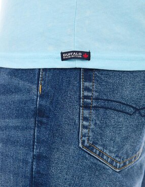 Playera Buffalo Jeans David Bitton cuello v para hombre