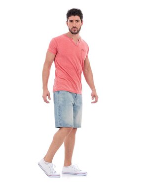Playera Buffalo Jeans David Bitton cuello v para hombre