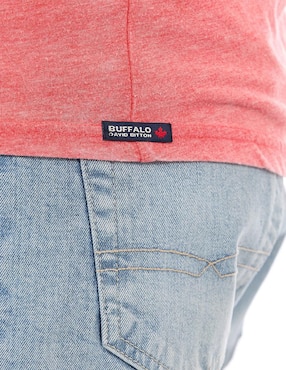 Playera Buffalo Jeans David Bitton cuello v para hombre