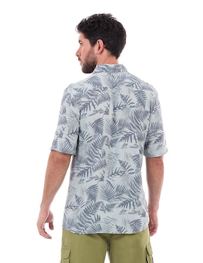 Camisa casual Buffalo Jeans David Bitton manga corta para hombre