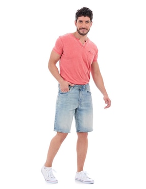 Bermuda Buffalo Jeans David Bitton de mezclilla para hombre