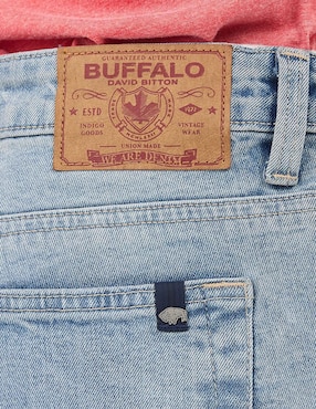 Bermuda Buffalo Jeans David Bitton de mezclilla para hombre