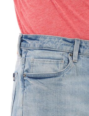 Bermuda Buffalo Jeans David Bitton de mezclilla para hombre
