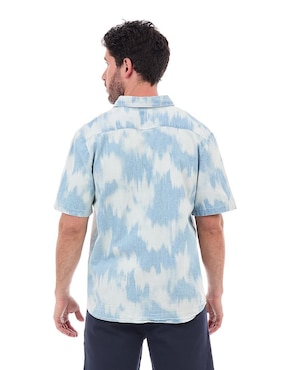 Camisa casual Buffalo Jeans David Bitton manga corta para hombre