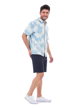 Camisa casual Buffalo Jeans David Bitton manga corta para hombre