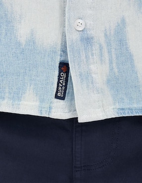 Camisa casual Buffalo Jeans David Bitton manga corta para hombre