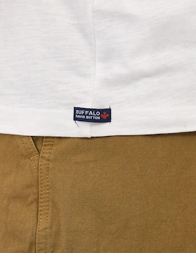 Playera Buffalo Jeans David Bitton cuello redondo para hombre