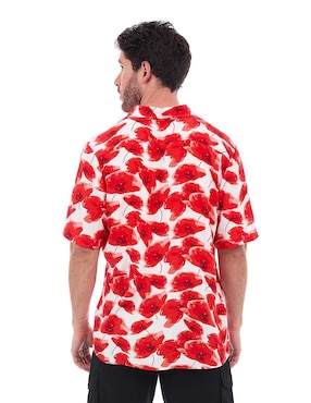Camisa casual Buffalo Jeans David Bitton manga corta para hombre