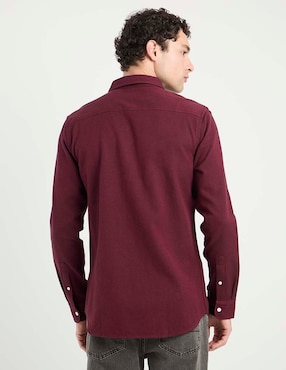 Camisa casual That's It de algodón manga larga para hombre