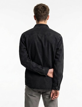 Camisa casual That's It de algodón manga larga para hombre