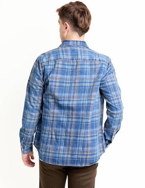 Camisa casual That's It de algodón manga larga para hombre