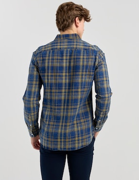 Camisa casual That's It de algodón manga larga para hombre