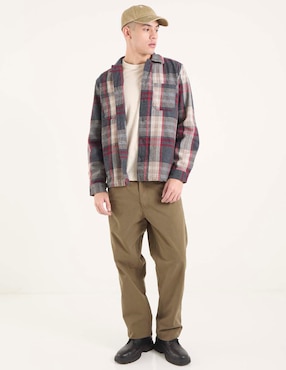 Camisa casual That's It de algodón manga larga para hombre
