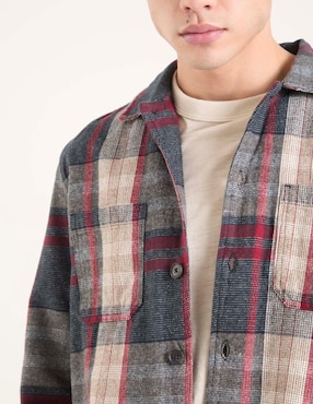 Camisa casual That's It de algodón manga larga para hombre