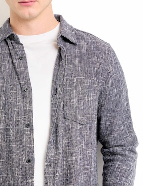 Camisa casual That's It manga larga para hombre