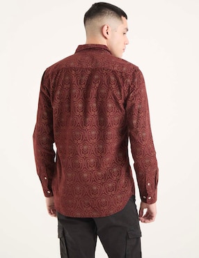 Camisa casual That's It de algodón manga larga para hombre