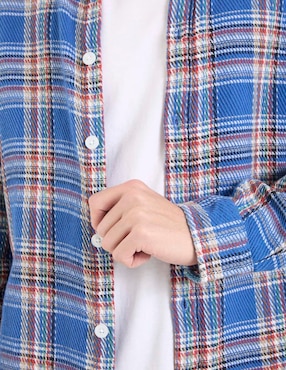 Camisa casual That's It de algodón manga larga para hombre