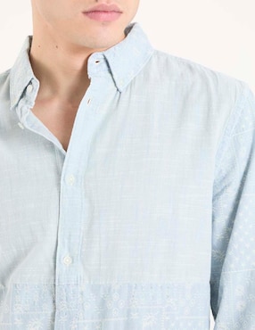 Camisa de vestir That's It de algodón manga larga para hombre